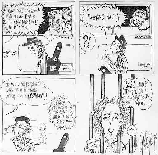 Ginger's arrest - the comic